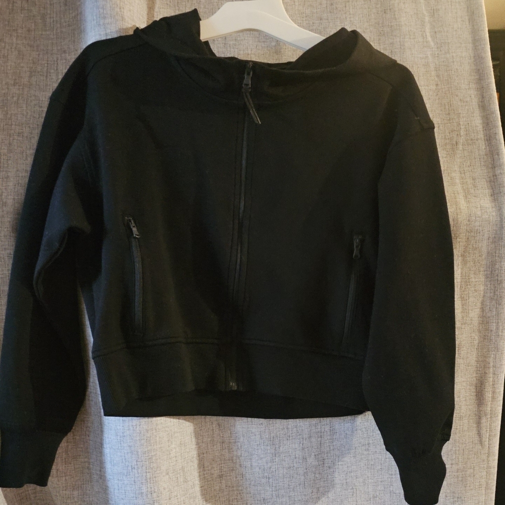 Old Navy Active Black Fleece Jacket